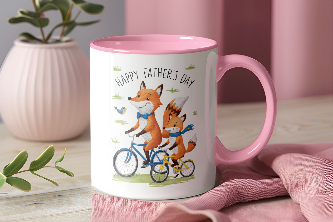 Fathers day Gift inner colour Mug Dad Gift Personalised mug