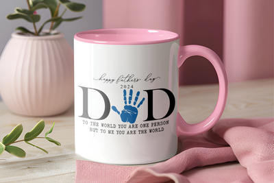 Dad Gift inner colour Mug Dad Gift Personalised mug