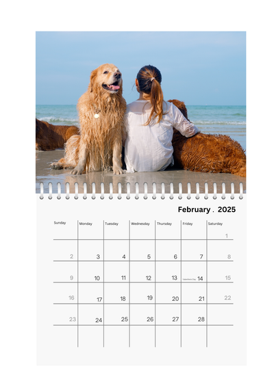 Full Photo Wall Calendar 2025