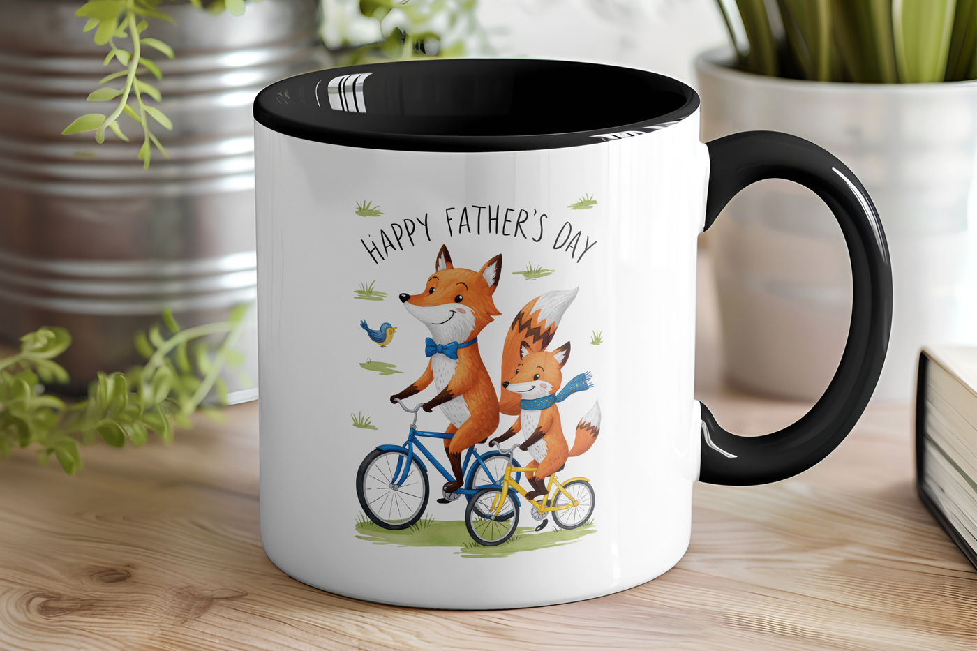 Fathers day Gift inner colour Mug Dad Gift Personalised mug