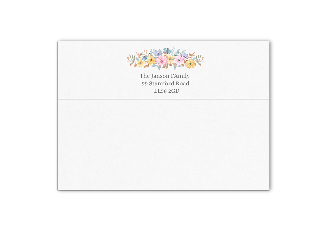 Photo Wedding Invitation Card