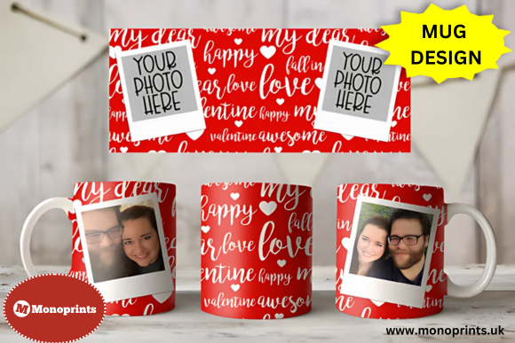 Lovers Ceramic Mug Gift Photo Personalised Mug