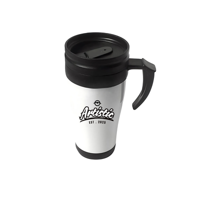 Promotional Mug Miami White Polymer 14oz