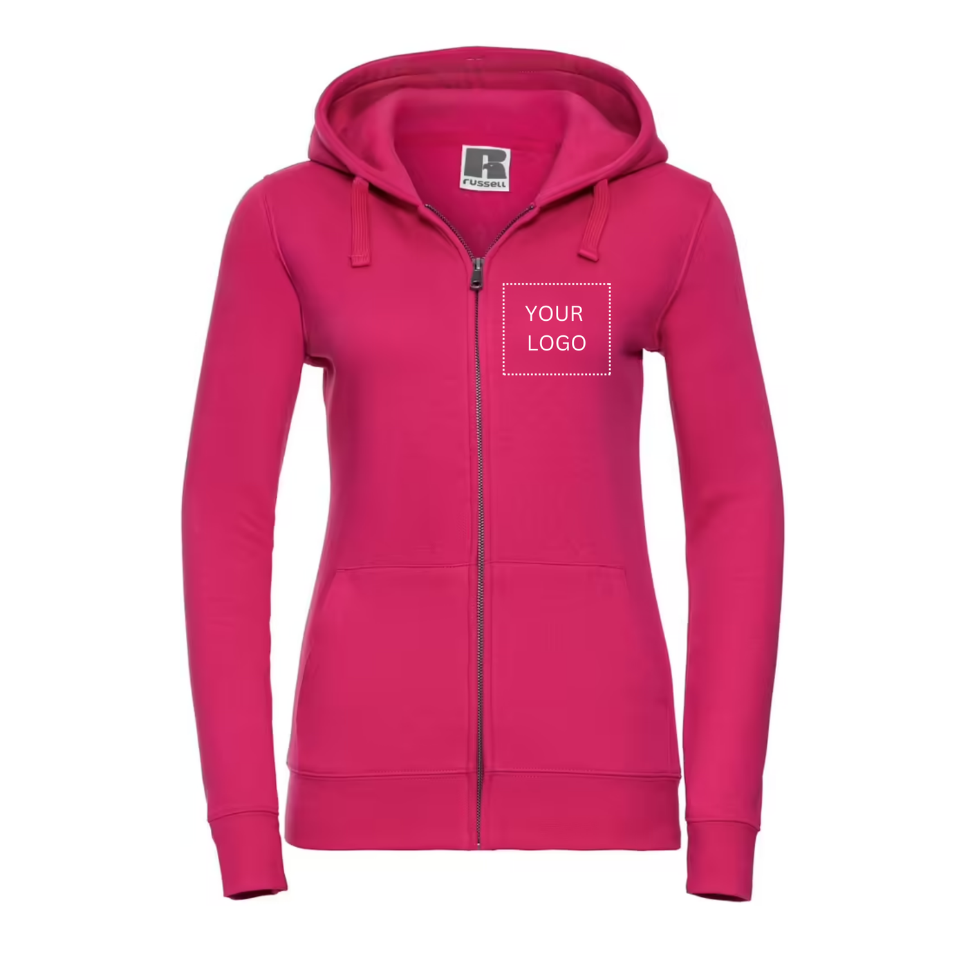 Russell R266F - Premium Ladies Full Zip Fleece Hooded Sweatshirt