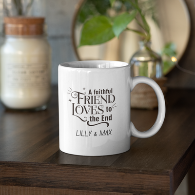 Friends Lovers to the end Ceramic Mug Gift