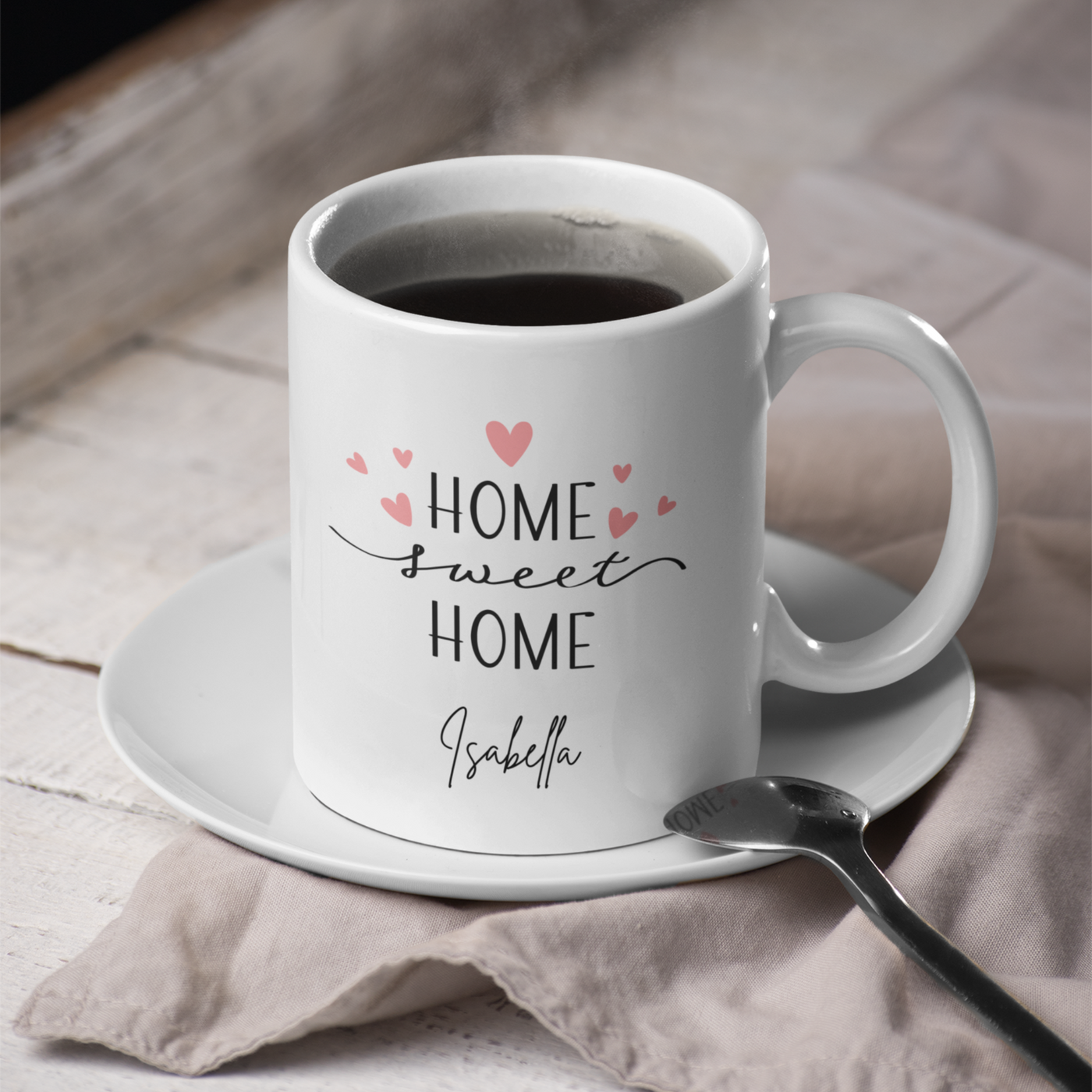 home sweet home Ceramic Mug - Gift For Her - Personalised Mug