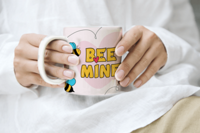 love bee mine Mug Gift Personalised Mug