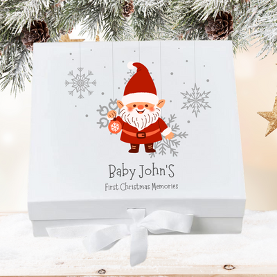 Personalised Merry Christmas Keepsake Box Gift