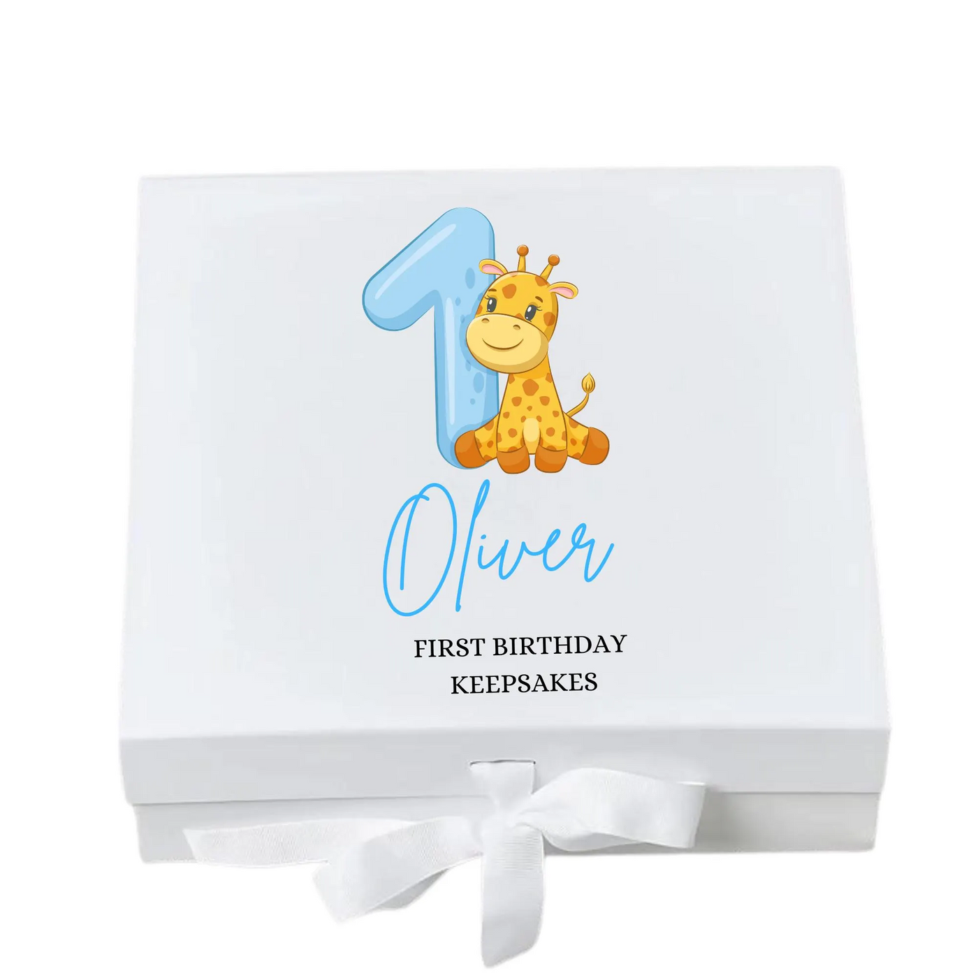 Personalized 1st Happy Birthday Keepsake Box - Custom Keepsake - Perfect for Special Moments