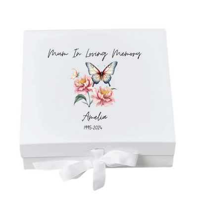 Personalised mom Keepsake Box Fox Memory Gift