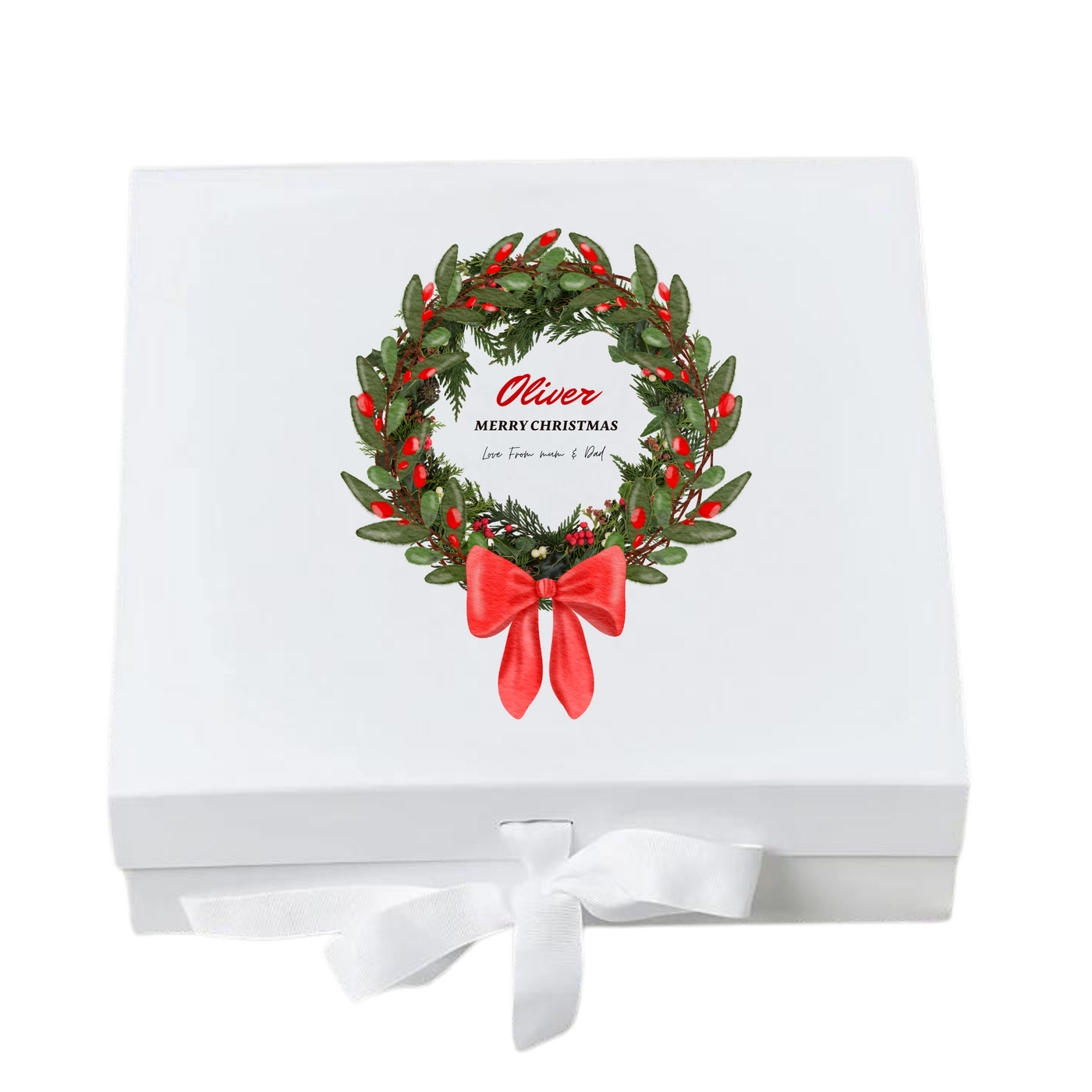 Personalised Merry Christmas Keepsake  Box Gift