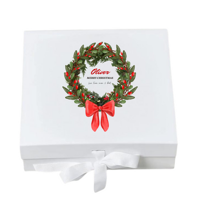 Personalised Merry Christmas Keepsake  Box Gift