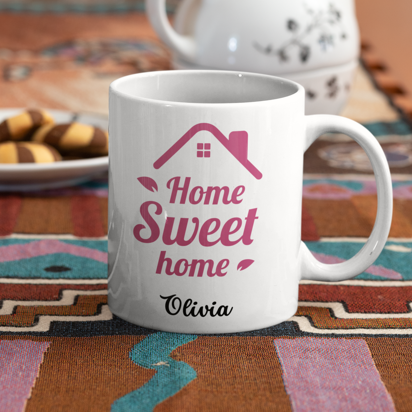 home sweet home Ceramic Mug - Gift For Her - Personalised Mug