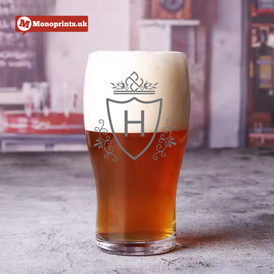 Premium Beer Pint Glass - Stylish, Perfect for Home & Bar Use