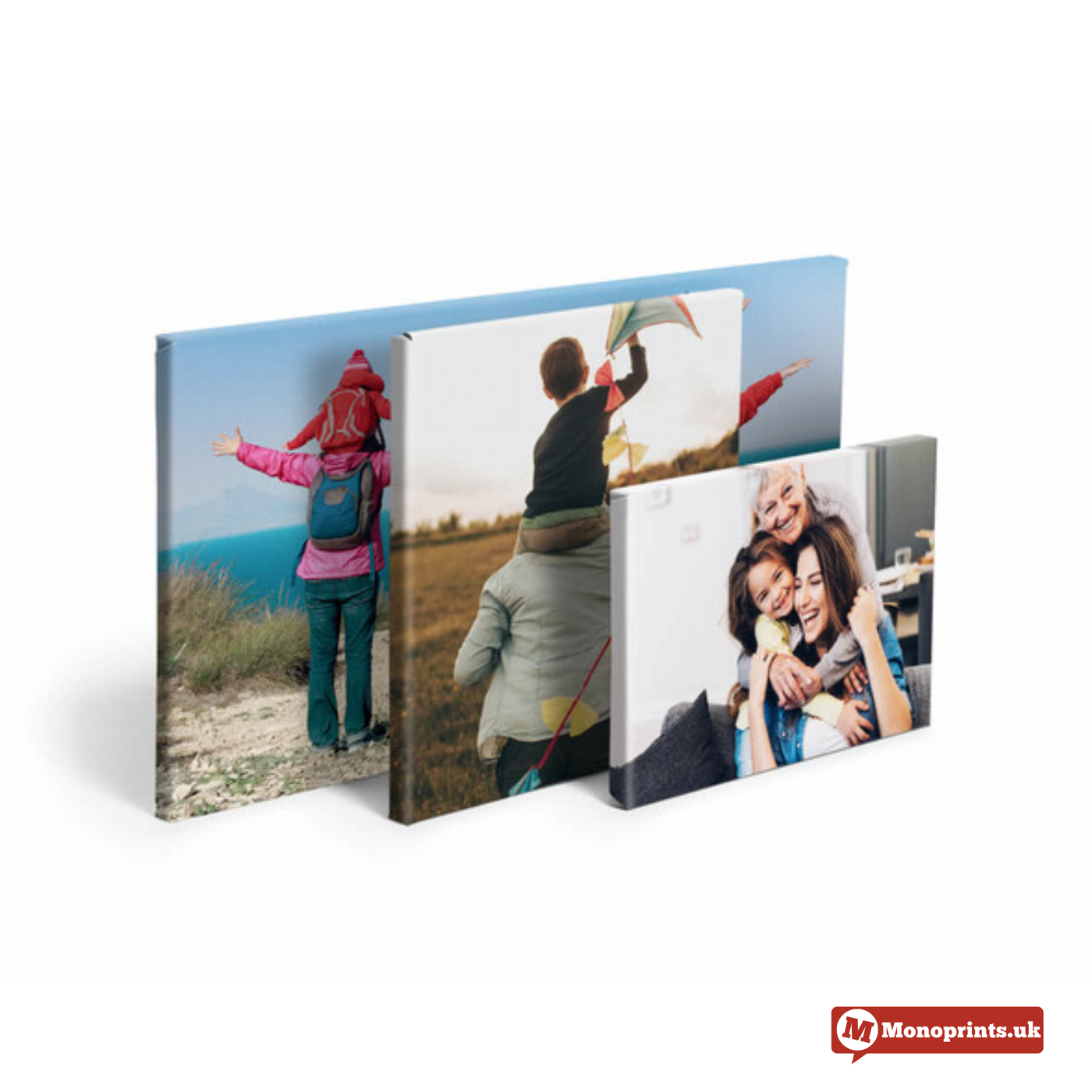 Canvas Pictures Personalised Wall Art 30x30 Your Photo Prints Framed on 18mm