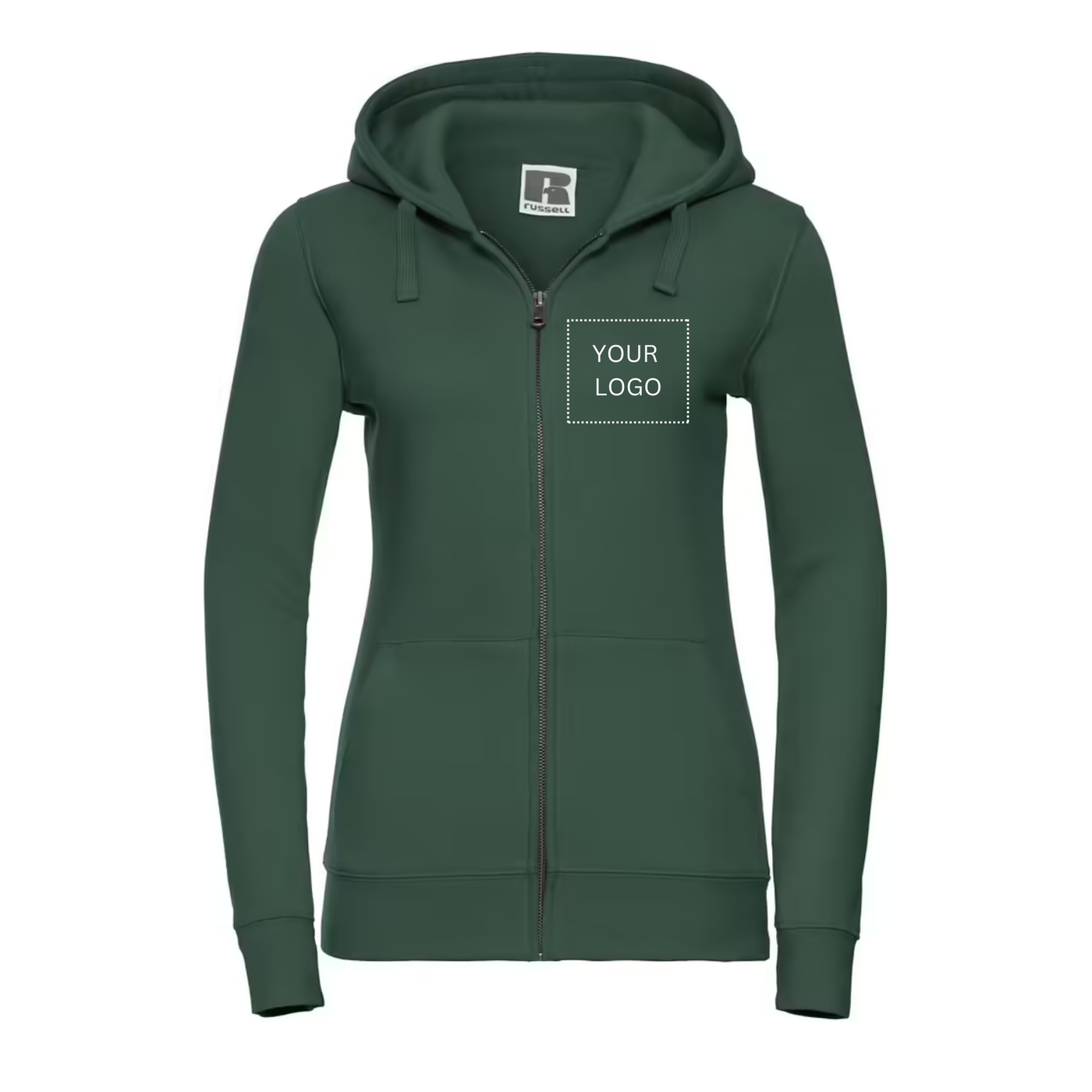 Russell R266F - Premium Ladies Full Zip Fleece Hooded Sweatshirt