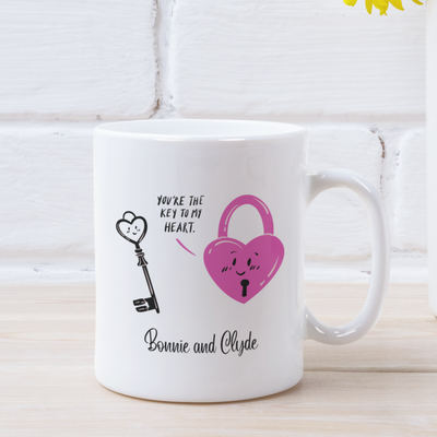 you re the key to my heart  mug Ceramic Mug Gift