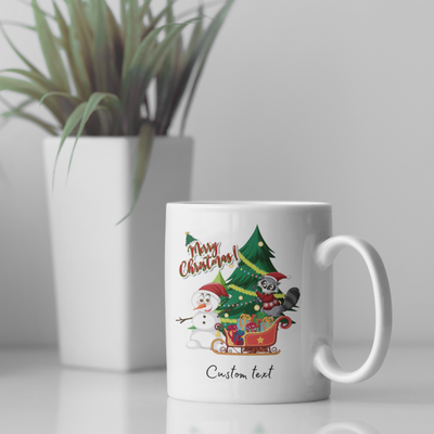 Custom Christmas Mug, Personalised Christmas Mug Ceramic Mug