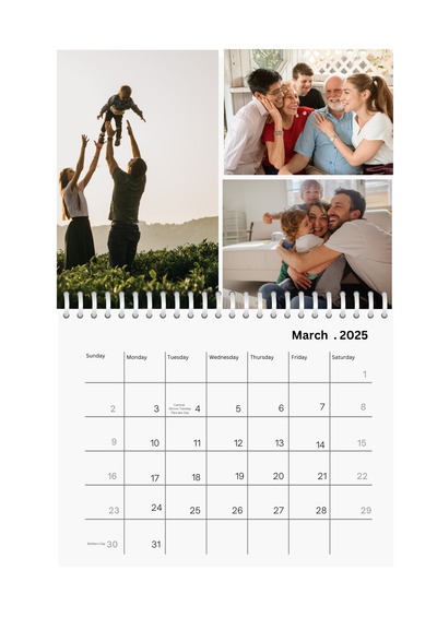 travel memories Wall Photo Calendar 2025