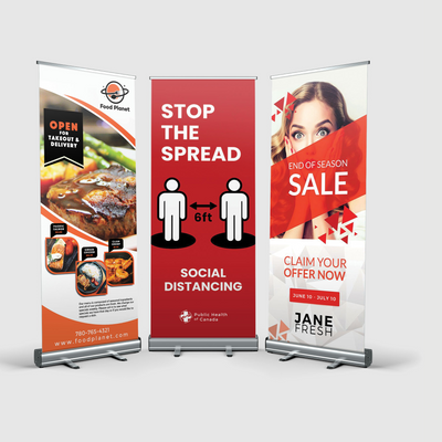 Pop Up Roller Banners