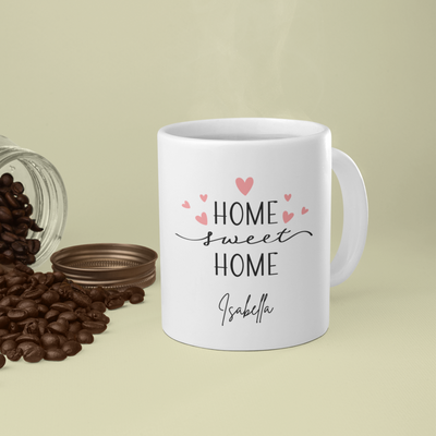 home sweet home Ceramic Mug - Gift For Her - Personalised Mug