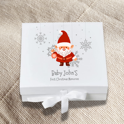 Personalised Merry Christmas Keepsake Box Gift