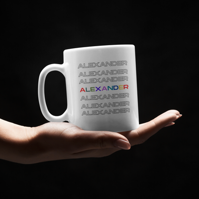 Alexander Ceramic Mug - Gift For Her - Personalised Mug