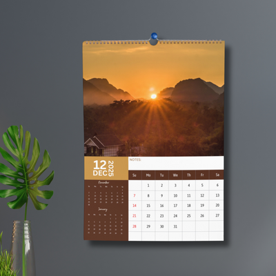 Sunset Calendar 2025