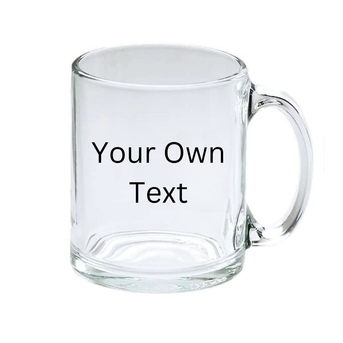 10oz Clear Glass Mug