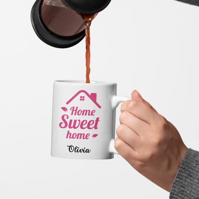 home sweet home Ceramic Mug - Gift For Her - Personalised Mug