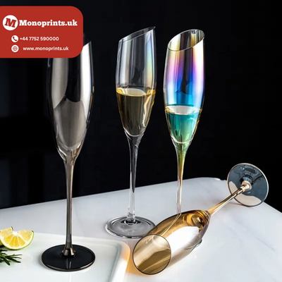 Wedding Thin Stem Hand Blown Champagne Flutes Champagne Glasses