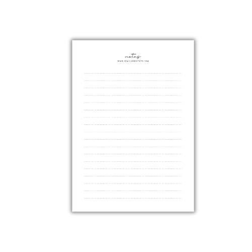 A6 50 Sheet Notepads - Printed