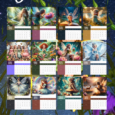 Magical Fairies Calendar 2025