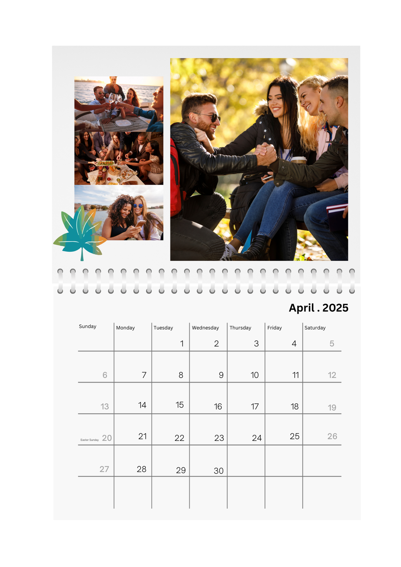 Memories Photo Wall Calendar 2025