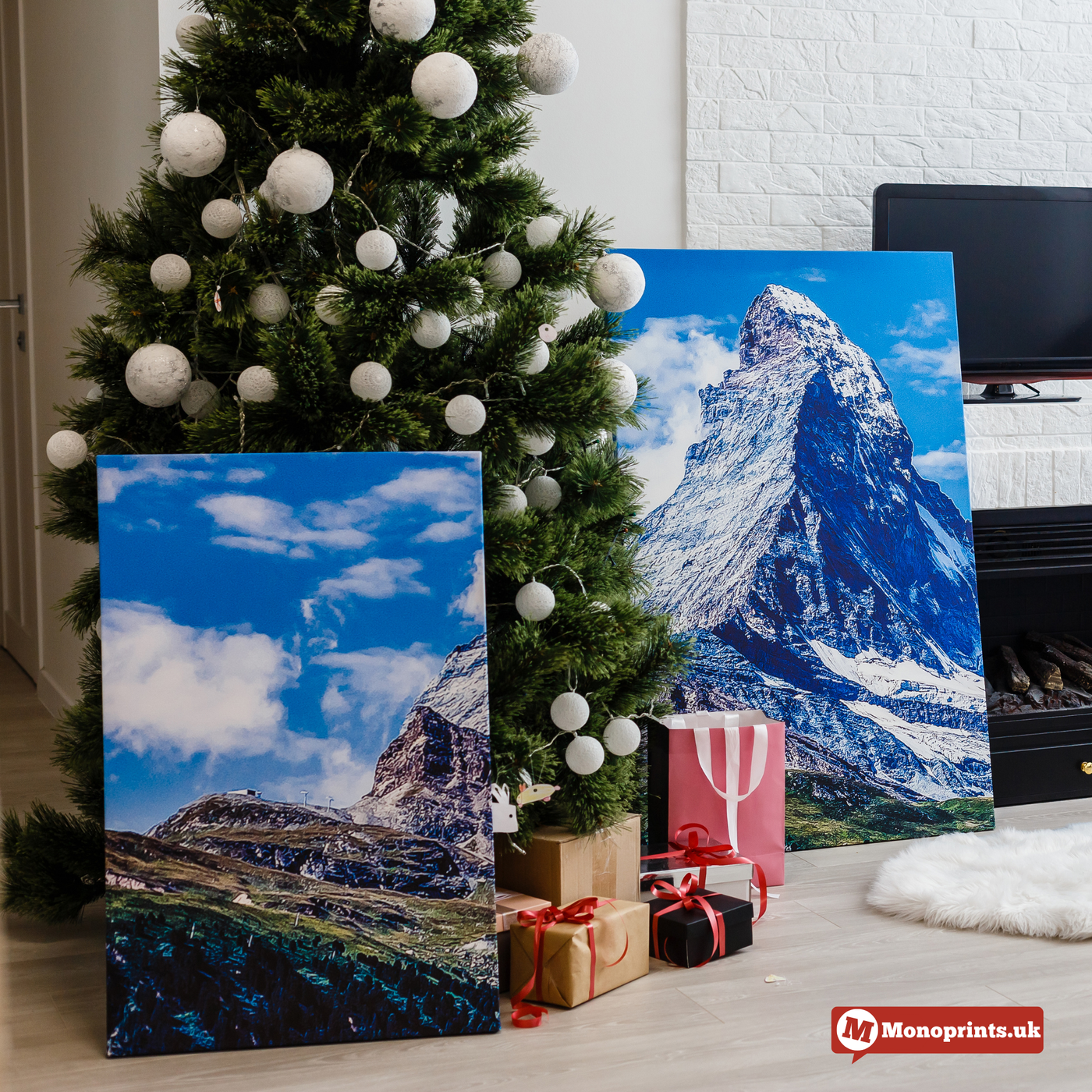 Canvas Pictures Personalised Wall Art 12x12" Your Photo Prints Framed on 18mm