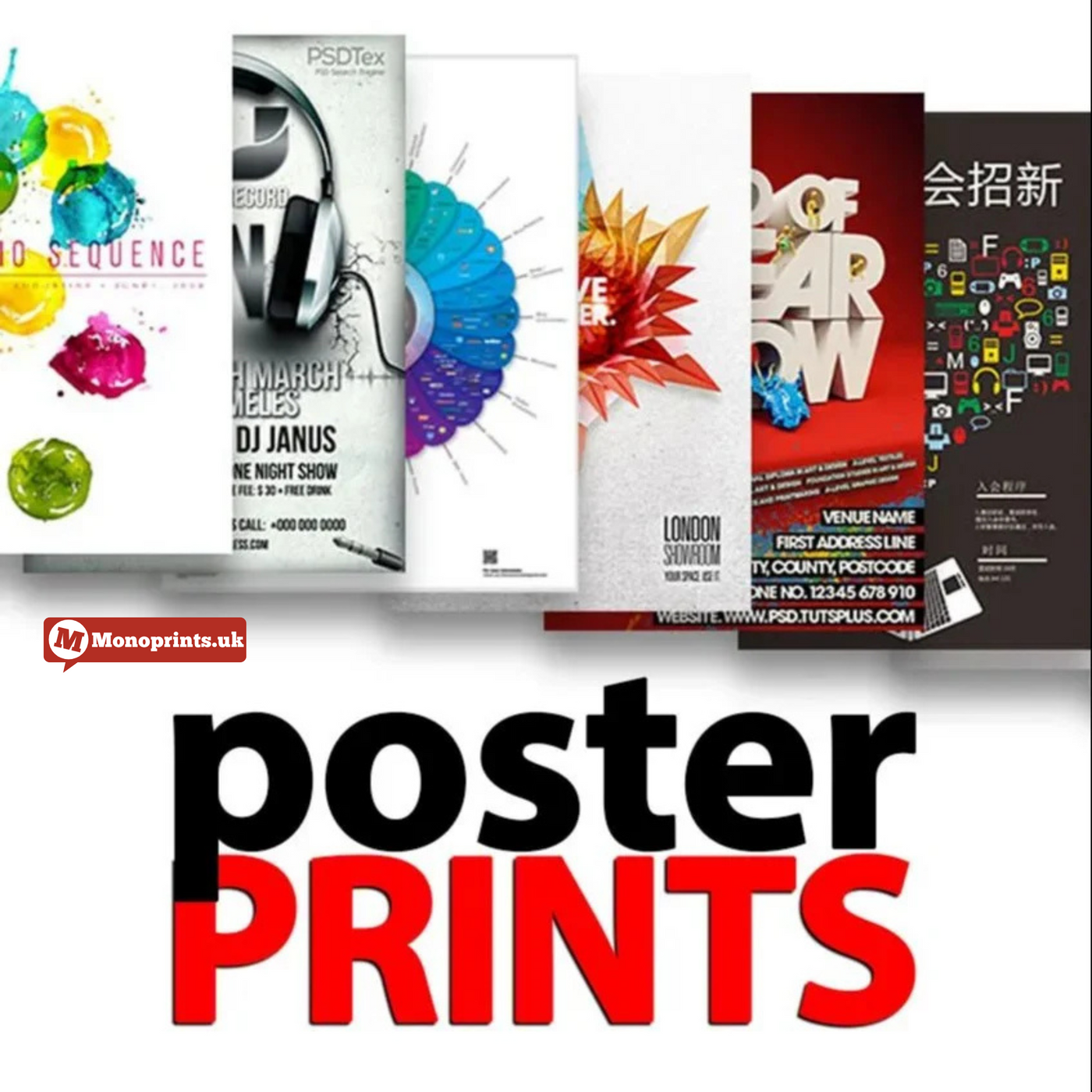 Poster Printing Colour - PVC Tearproof and Waterproof A0 A1 A2 A3 A4