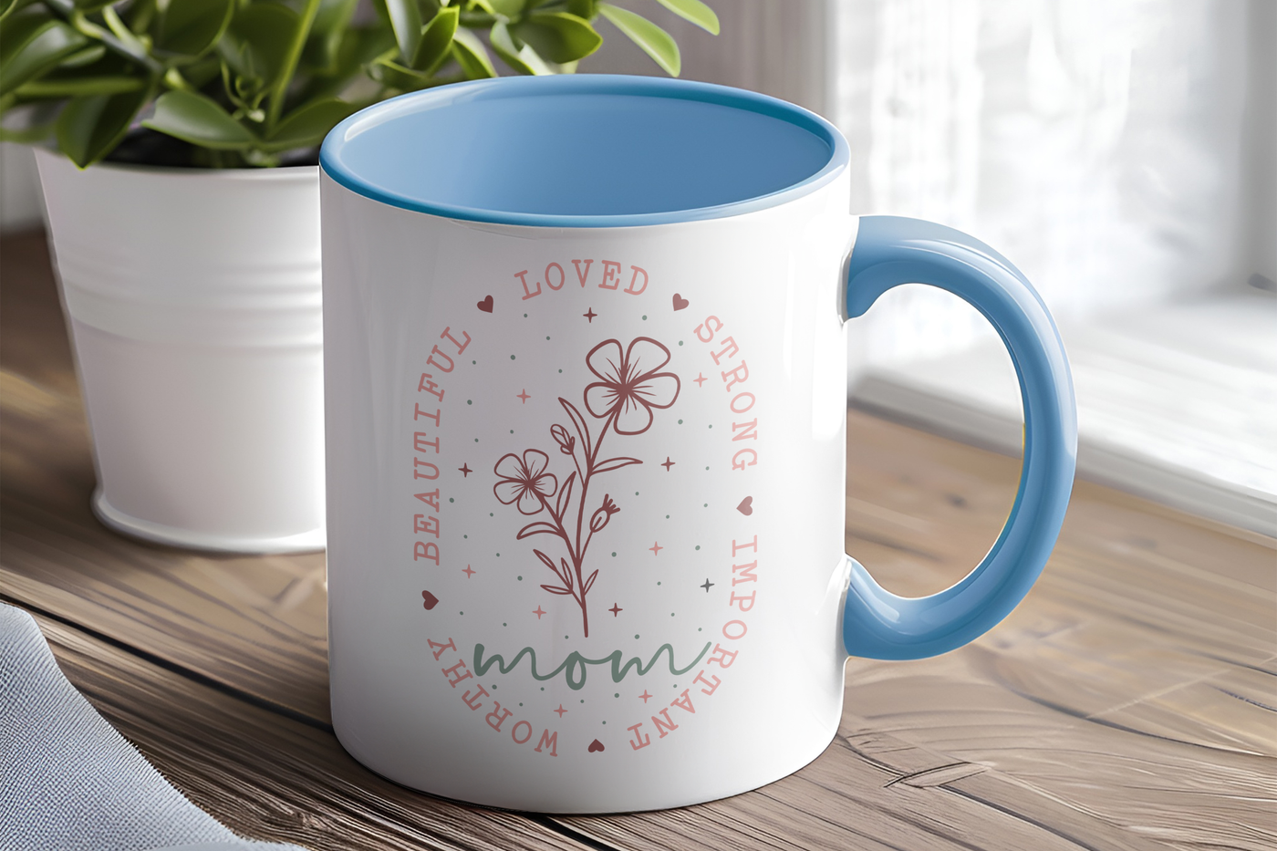 Mothers Day Gift inner colour mug Mug Gift Personalised Mug