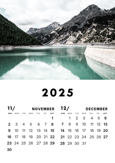 Wonders Of Nature Wall Calendar 2025