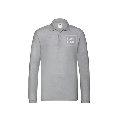 Fruit of the Loom Ultra Soft Cotton Long Sleeve Polo Shirt