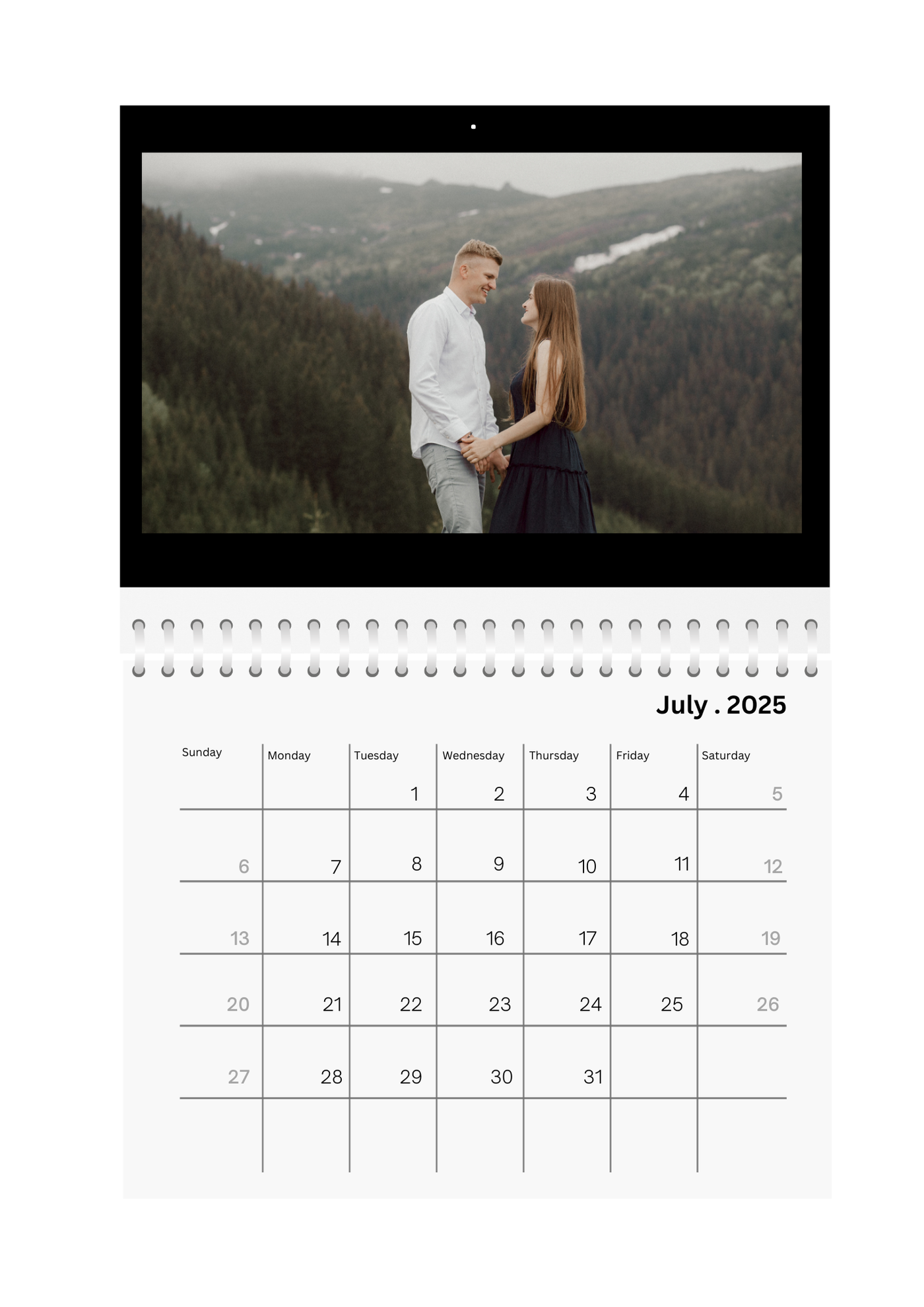 Studio Frame traveler Wall Calendar 2025