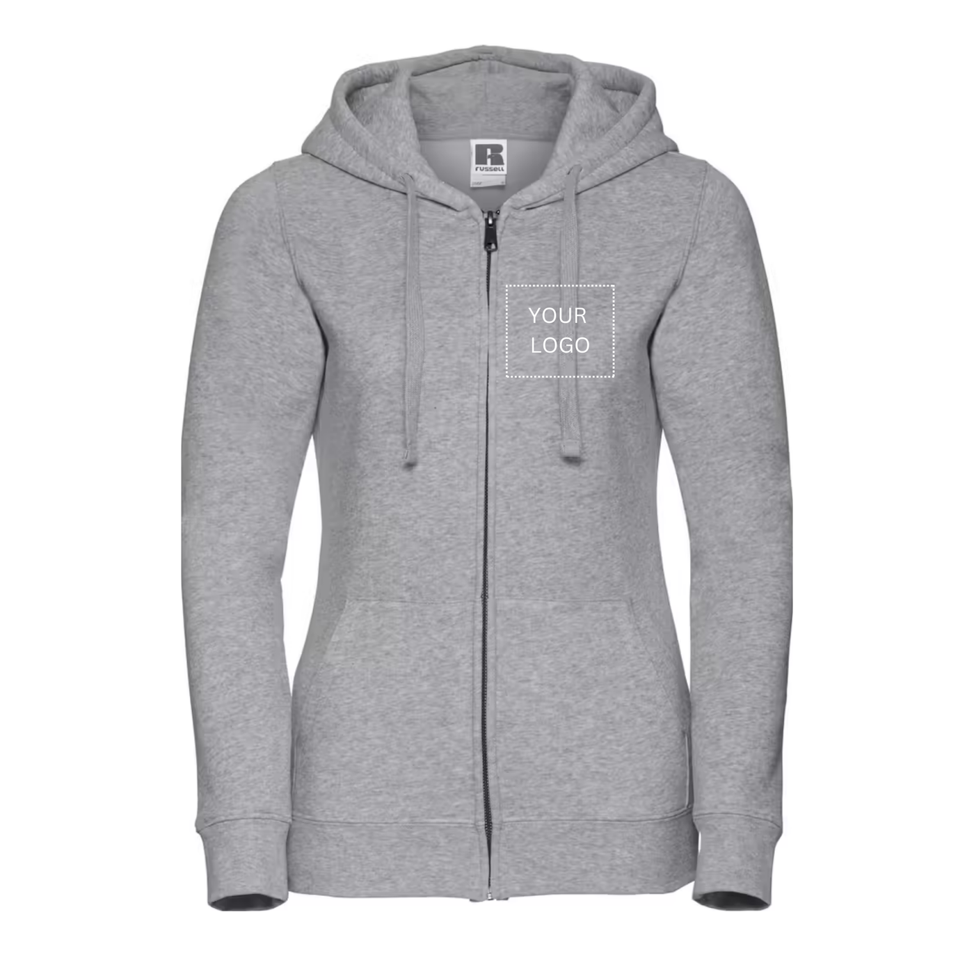 Russell R266F - Premium Ladies Full Zip Fleece Hooded Sweatshirt