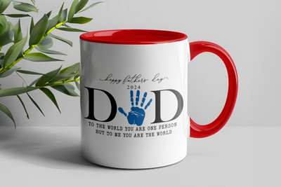 Dad Gift inner colour Mug Dad Gift Personalised mug