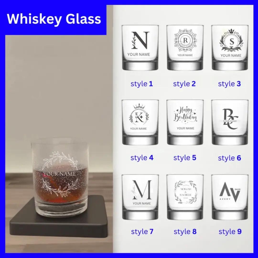 Personalized Glassware: Multiple Designs – Custom Wine, Beer, Whiskey, Champagne, & More