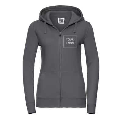 Russell R266F - Premium Ladies Full Zip Fleece Hooded Sweatshirt