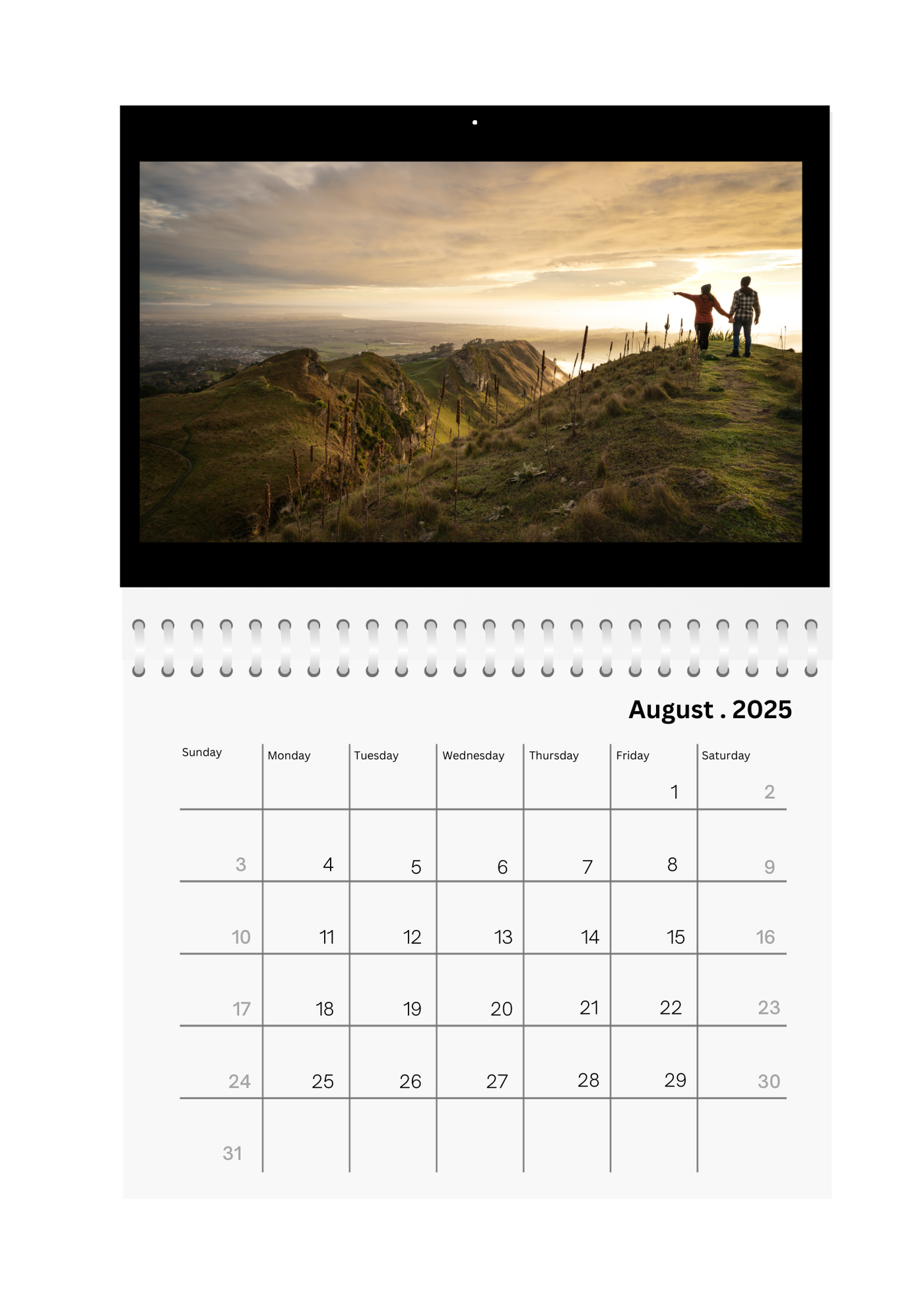 Studio Frame traveler Wall Calendar 2025