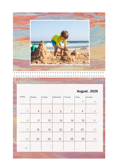 Seasons photo Wall calender 2025