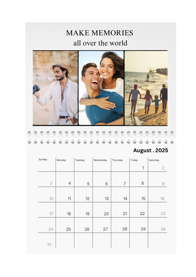 Travel More Wall Calendar 2025