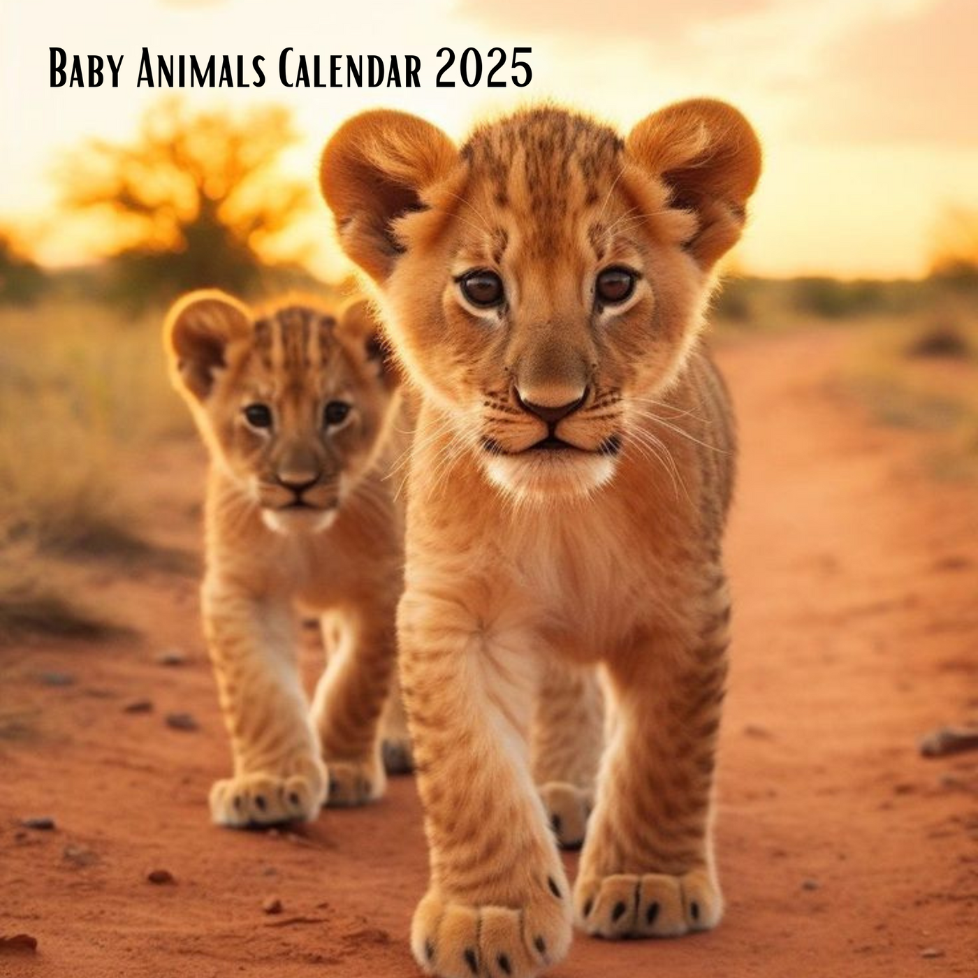 Baby Animals Calendar 2025