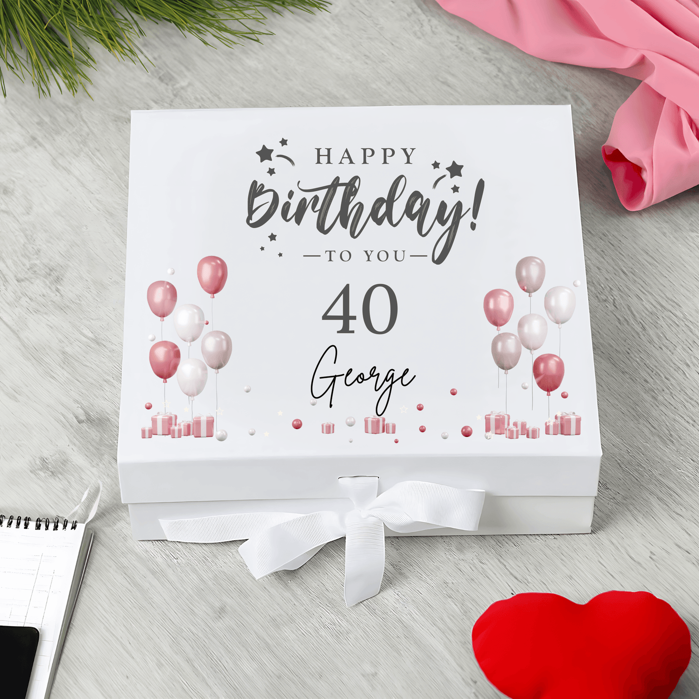 Personalised Birthday Keepsake Memory Box Gift