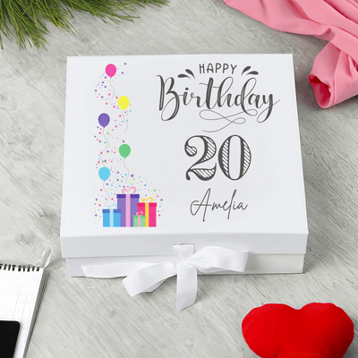 Personalised Birthday Keepsake Memory Box Gift